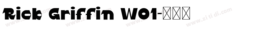 Rick Griffin W01字体转换